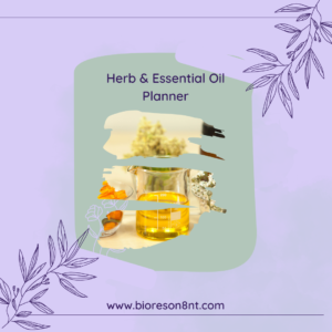 Herb & Essential Oil Planner
